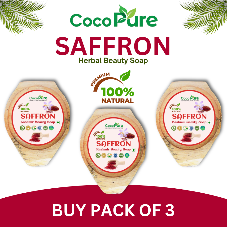 Kerala Herbal Ayurvedic Saffron Kashmir Bath Soap